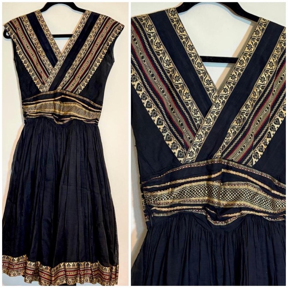 Vintage 50s Patio Cocktail Dress